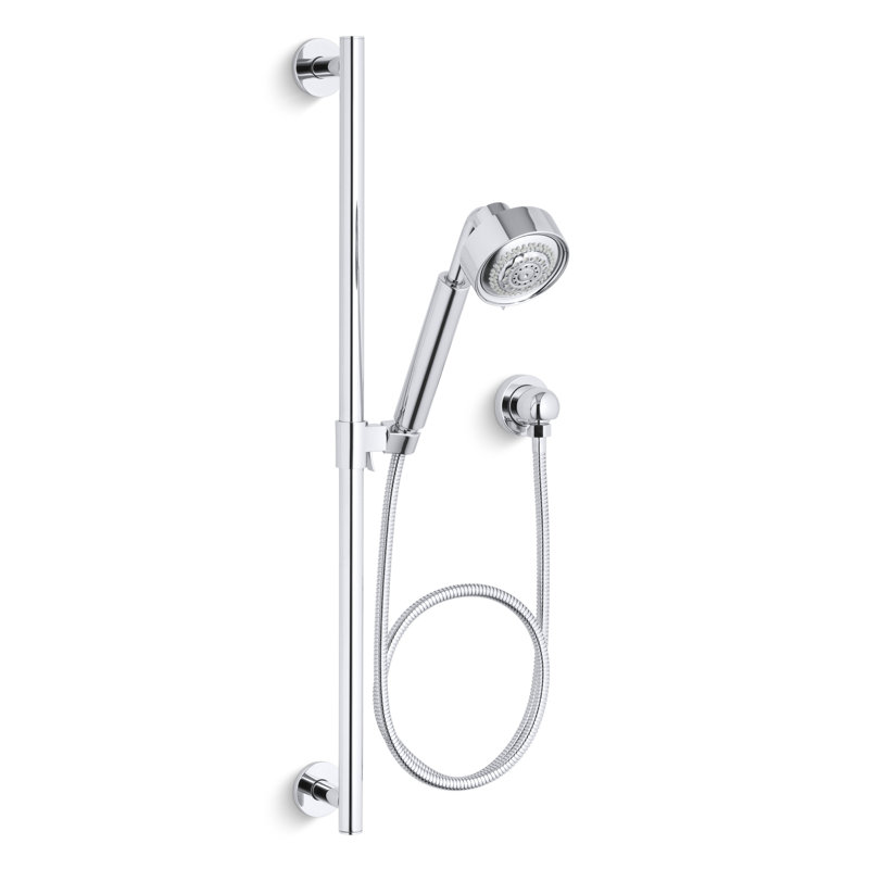 K9059BN,CP Kohler Contemporary Kit Massage Handheld Shower Head with